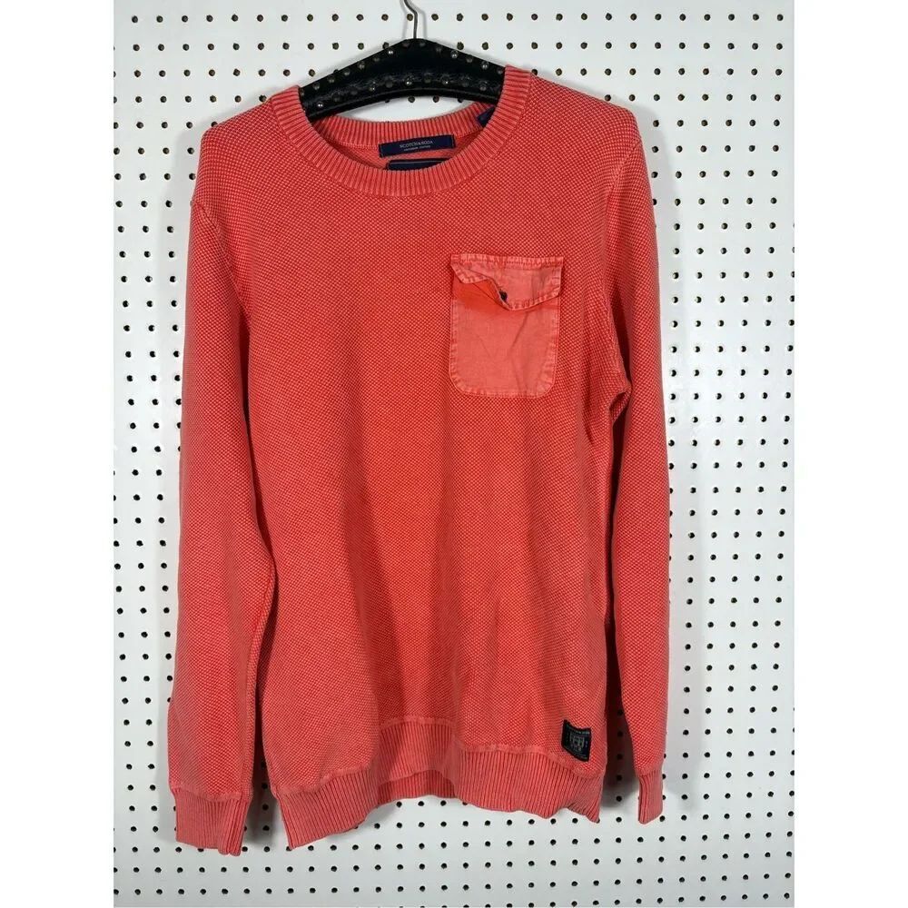 Scotch & Soda waffle knit pullover sweater size L